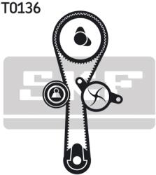 SKF Set Pompa Apa + Curea Dintata Vkmc06010 Nissan Kubistar Renault Clio I/Clio Ii (VKMC06010)
