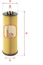 SOFIMA Filtru Ulei S5019Pe Audi A4 B5/A4 B6/A4 B7/A6 C5/A8 D2/Allroad C5 Skoda Superb I (S5019PE)