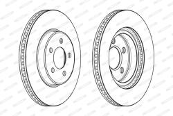 FERODO Disc Frana Ddf2065C Chrysler 300C