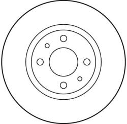 TRW Disc Frana Df1747 Alfa Romeo 145/146/155 Fiat 500/Brava/Bravo I/Marea/Punto/Tipo