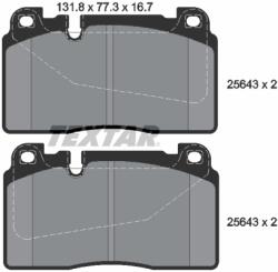 TEXTAR Set Placute Frana, Frana Disc 2564301 Audi A6 C7/A7/Q5 Porsche Macan