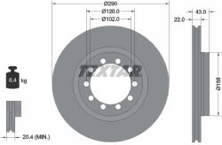TEXTAR Disc Frana 93117400 Renault Mascott/Master Pro Renault Trucks Mascott