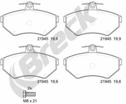 BRECK Set Placute Frana, Frana Disc 219451070100 Audi A4 B5/A4 B7 Vw Passat B5 (219451070100)