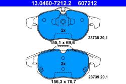 ATE Set Placute Frana, Frana Disc 13.0460-7212.2 Fiat Croma Opel Astra H/Astra H Gtc