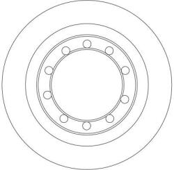 TRW Disc Frana Df4330 Renault Mascott/Master Pro Renault Trucks Mascott (DF4330)