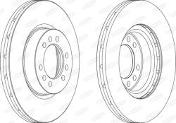 BERAL Disc Frana Bcr235A Iveco Daily Iii Volvo Fh (BCR235A)