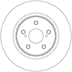 TRW Disc Frana Df6916S Lexus Ux Toyota Camry/Corolla/Rav 4 V