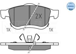 MEYLE Set Placute Frana, Frana Disc Punte Fata 0252590621 Fiat 500L (0252590621)