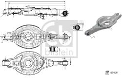 Febi Bilstein Brat, Suspensie Roata Partea De Jos 185608 Mazda Cx-5