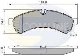 COMLINE Set Placute Frana, Frana Disc Cbp01727 Iveco Daily Iv/Daily V/Daily Vi (CBP01727)