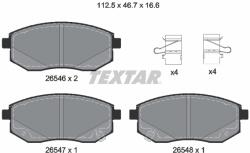 TEXTAR Set Placute Frana, Frana Disc 2654601 Dacia Spring Renault Kwid