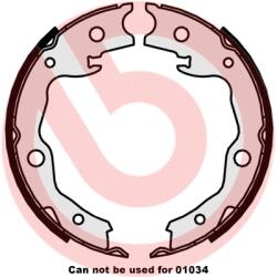 BREMBO Set Saboti Frana, Frana De Mana S56545 Lexus Hs Nissan Cube/Juke/Leaf/Nv200 (S56545)
