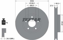 TEXTAR Disc Frana 92303405 Ford Focus Iv Ford Australia Focus