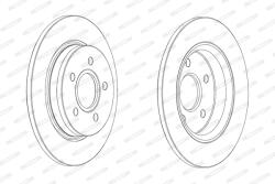 FERODO Disc Frana Ddf2061C Ford Focus Iii