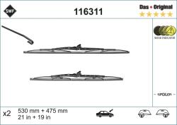 SWF Lamela Stergator Fata 116311 Alfa Romeo 155 Audi A3 Kia Sephia/Shuma/Shuma I (116311)
