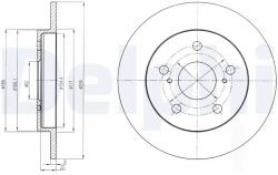 DELPHI Disc Frana Bg4233 Toyota Auris/Corolla Toyota (Faw) Corolla (BG4233)