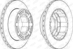 BERAL Disc Frana Bcr184A Renault Mascott/Master Pro Renault Trucks Mascott
