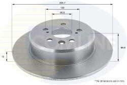 COMLINE Disc Frana Adc1109 Nissan Interstar Opel Movano A Renault Master Ii/Master Pro