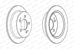 FERODO Disc Frana Ddf1753C Ssangyong Actyon I/Actyon Sports I/Actyon Sports Ii/Kyron