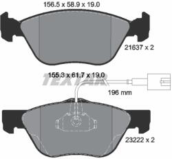 TEXTAR Set Placute Frana, Frana Disc 2163702 Alfa Romeo 166
