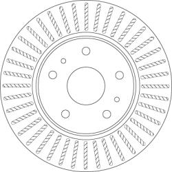 TRW Disc Frana Df6684 Suzuki Sx4