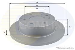 COMLINE Disc Frana Adc1639 Mercedes-Benz Sprinter 3, 5-T/Sprinter 3, 5-T Tourer/T1 (ADC1639)
