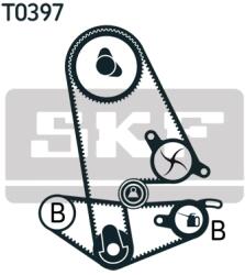 SKF Set Pompa Apa + Curea Dintata Vkmc93011 Honda Accord V/Accord Vi/Odyssey/Shuttle