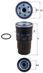 MAHLE Filtru Combustibil Kc100D Mazda 323 F Vi/323 S Vi/6/626 V/Mpv Ii/Premacy (KC100D)