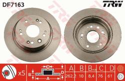 TRW Disc Frana Df7163 Honda Fr-V/Stream