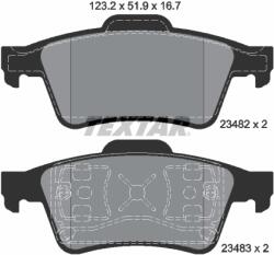 TEXTAR Set Placute Frana, Frana Disc 2348202 Nissan Primera Renault Espace Iv/Laguna Ii
