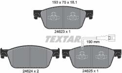 TEXTAR Set Placute Frana, Frana Disc 2462301 Vw California T5/California T6/Multivan T5 (2462301)