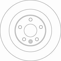 TRW Disc Frana Df6588 Volvo S60 Iii/S90 Ii/V60 Ii/V60 Ii Cross Country/V90 Ii