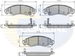 COMLINE Set Placute Frana, Frana Disc Cbp3893 Opel Agila Suzuki Wagon R/Wagon R+ (CBP3893)