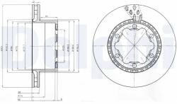 DELPHI Disc Frana Bg9015 Mercedes-Benz Sprinter 3, 5-T/Sprinter 4, 6-T/Sprinter 5-T (BG9015)