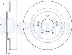 DELPHI Disc Frana Bg4563C Hyundai I40 I/I40 I Cw/I40 I Kombi