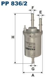 FILTRON Filtru Combustibil Pp836/2 Audi A1/A3/Tt Ktm X-Bow Seat Altea/Ibiza Iv/Leon (PP836/2)