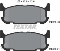 TEXTAR Set Placute Frana, Frana Disc 2402901 Eunos Roadster Ii Mazda Mx-5 Ii