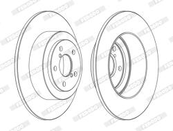 FERODO Disc Frana Ddf1647C Subaru Forester/Impreza/Legacy Iii/Legacy Iv/Outback (DDF1647C)