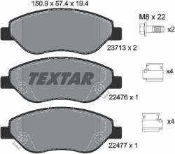 TEXTAR Set Placute Frana, Frana Disc 2247601 Fiat Tipo (2247601)