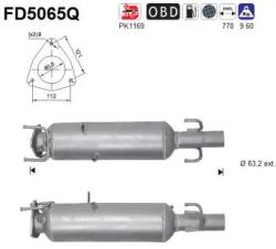 AS Filtru Funingine/Particule, Sist. De Esapament Fd5065Q Fiat Ducato (FD5065Q)