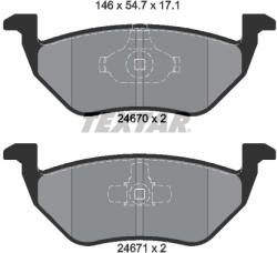 TEXTAR Set Placute Frana, Frana Disc 2467001 Ford Maverick Ford Australia Escape