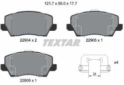 TEXTAR Set Placute Frana, Frana Disc 2290401 Kia Picanto Iii/Picanto Runner