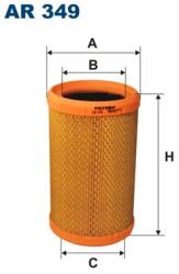 FILTRON Filtru Aer Ar349 Nissan Kubistar Renault Clio I/Clio Ii/Kangoo/Twingo I