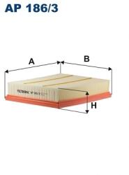 FILTRON Filtru Aer Ap186/3 Ford Galaxy Iii/Galaxy Mk Iii/Mondeo V/S-Max Ford Usa Edge (AP186/3)
