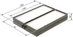 Bosch Filtru, Aer Habitaclu 1987432160 Hyundai Highway/Santa Fé I/Sonata Iv/Trajet/Xg