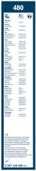 Bosch Lamela Stergator Fata 3397118540 Bmw Z3 Chevrolet Lanos/Omega/Vectra Dodge Nitro