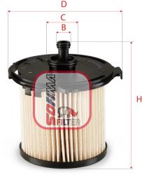 SOFIMA Filtru Combustibil S6074Ne Ford Tourneo Custom V362/Transit/Transit Custom V362 (S6074NE)