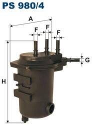 FILTRON Filtru Combustibil Ps980/4 Nissan Almera Ii/Juke/Kubistar/Micra Iii/Note/Np200 (PS980/4)