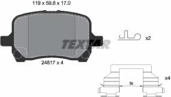TEXTAR Set Placute Frana, Frana Disc 2481701 Chevrolet Hhr/Malibu Pontiac G5/G6 (2481701)
