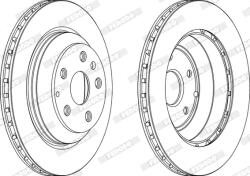 FERODO Disc Frana Ddf1855C-1 Audi Q7 Porsche Cayenne Vw Touareg